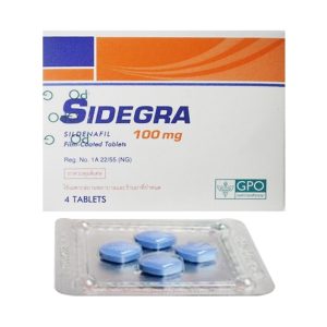 Sidegra 100 mg (Sildenafil) | ไซด์กร้า 100 มก. (ซิลเดนาฟิล)